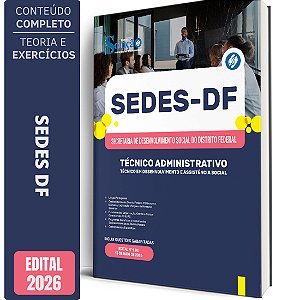Apostila SEDES DF 2026 - Técnico Administrativo