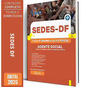 Apostila SEDES DF 2026 - Agente Social