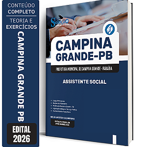 Apostila Prefeitura de Campina Grande PB 2026 - Assistente Social
