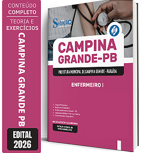 Apostila Prefeitura de Campina Grande PB 2026 - Enfermeiro 1