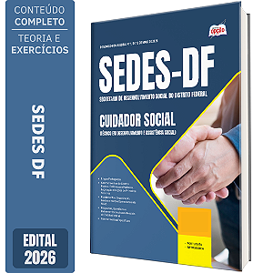 Apostila SEDES DF 2026 - Cuidador Social