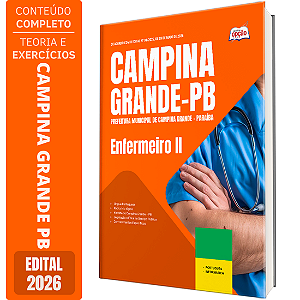 Apostila Prefeitura de Campina Grande PB 2026 - Enfermeiro 2