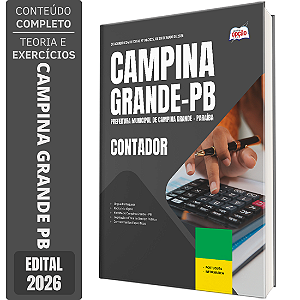 Apostila Prefeitura de Campina Grande PB 2026 - Contador