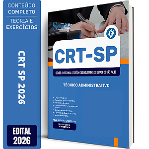 Apostila CRT SP 2026 - Técnico Administrativo
