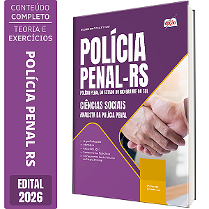 Apostila Polícia Penal RS 2026 Analista da Polícia Penal - Ciências Sociais