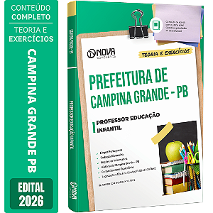 Apostila Prefeitura de Campina Grande PB 2026 - Professor Educação Infantil
