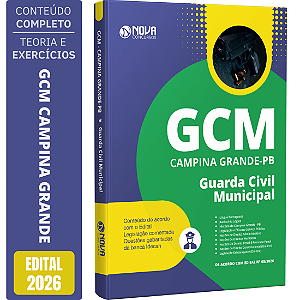 Apostila Prefeitura de Campina Grande PB 2026 GCM - Guarda Civil Municipal
