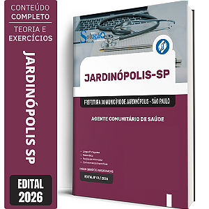 Apostila Prefeitura de Jardinópolis SP 2026 - Agente Comunitário de Saúde