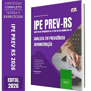 Apostila IPE Prev RS 2026 Analista em Previdência - Administração