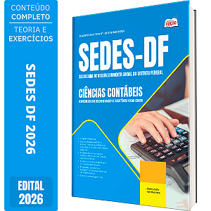 Apostila SEDES DF 2026 Especialista - Ciências Contábeis