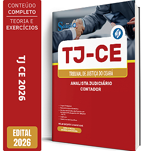 Apostila TJ CE 2026 Analista Judiciário - Contabilidade
