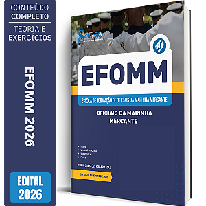Apostila EFOMM 2026 - Oficiais da Marinha Mercante