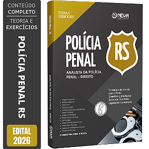 Apostila PP RS 2026 - Analista da Polícia Penal - DIREITO