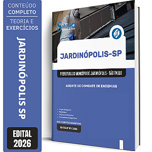 Apostila Prefeitura de Jardinópolis SP 2026 - Agente de Combate de Endemias