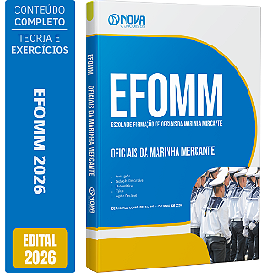 Apostila EFOMM 2026 - Oficiais da Marinha Mercante