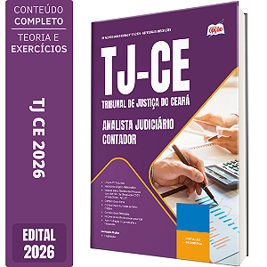 Apostila TJ CE 2026 Analista Judiciário - CONTABILIDADE