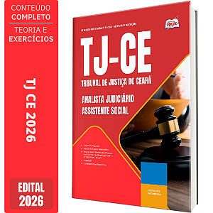 Apostila TJ CE 2026 Analista Judiciário - Assistente Social