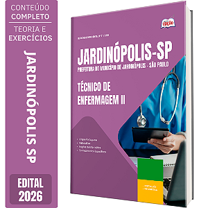 Apostila Prefeitura de Jardinópolis SP 2026 - Técnico de Enfermagem 2