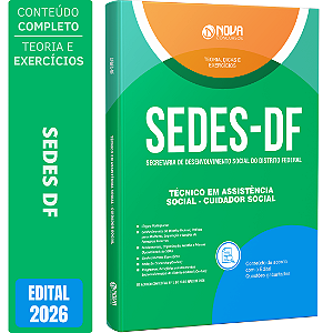 Apostila SEDES DF 2026 - Cuidador Social