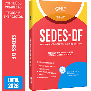 Apostila SEDES DF 2026 - Agente Social