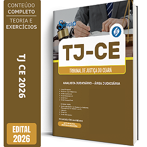 Apostila TJ CE 2026 Analista Judiciário – Área Judiciária