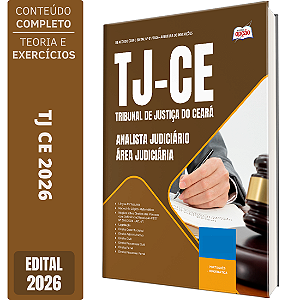 Apostila TJ CE 2026 Analista Judiciário – Área Judiciária