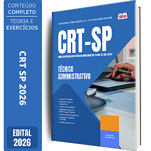 Apostila CRT SP 2026 - Técnico Administrativo