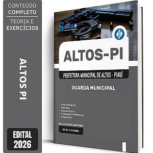 Apostila Prefeitura de Altos PI 2026 - Guarda Municipal