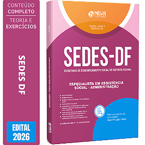 Apostila SEDES DF 2026 - Administração