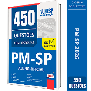 Caderno de 450 Questões PM SP Aluno Oficial