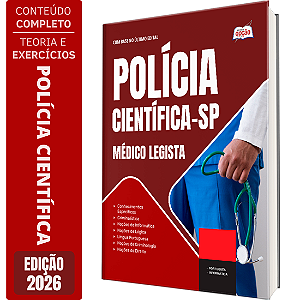 Apostila Polícia Científica SP 2026 - Médico Legista