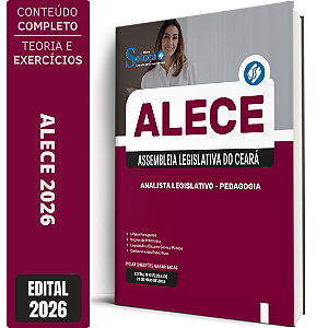 Apostila ALECE 2026 Analista Legislativo - Pedagogia