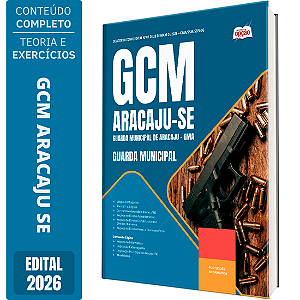Apostila Prefeitura de Aracaju SE 2026 GCM - Guarda Municipal