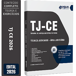 Apostila TJ CE 2026 Técnico Judiciário – Área Judiciária