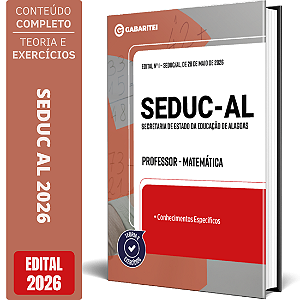 Apostila SEDUC AL 2026 Professor - Matemática