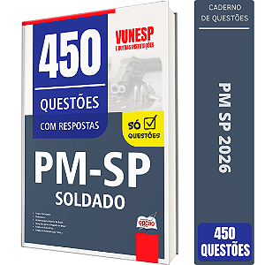 Caderno de 450 Questões PM SP Soldado