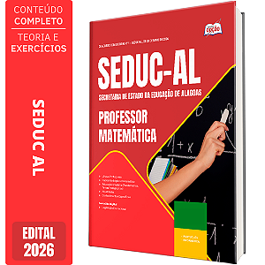 Apostila SEDUC AL 2026 - Professor Matemática