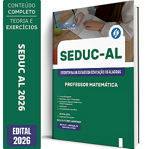 Apostila SEDUC AL 2026 - Professor Matemática