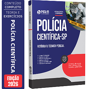 Apostila Polícia Científica SP 2026 - Fotógrafo Técnico Pericial