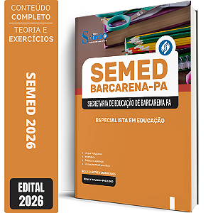 Apostila SEMED Barcarena PA 2026 - Especialista em Educação