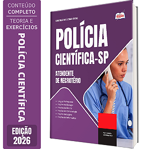 Apostila Polícia Científica SP 2026 - Atendente de Necrotério