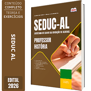 Apostila SEDUC AL 2026 - Professor História