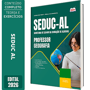 Apostila SEDUC AL 2026 - Professor Geografia