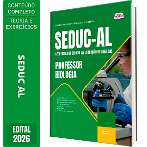Apostila SEDUC AL 2026 - Professor Biologia