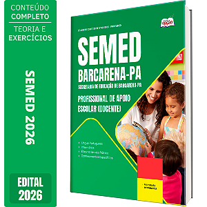 Apostila SEMED Barcarena PA 2026 - Profissional de Apoio Escolar (Docente)