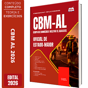 Apostila CBM AL 2026 - Oficial de Estado Maior