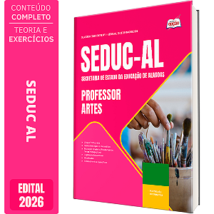 Apostila SEDUC AL 2026 - Professor Artes