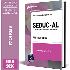Apostila SEDUC AL 2026 Professor - Artes