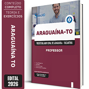 Apostila Prefeitura de Araguaína TO 2026 - Professor