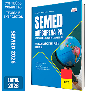 Apostila SEMED Barcarena PA 2026 Professor Licenciatura Plena - Geografia
